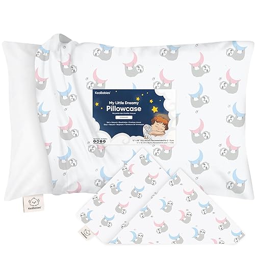 Miniatura 256 de KeaBabies Funda de almohada para niños pequeños de 13 x 18 pulgadas, funda de almohada de algodón orgánico para niños, niñas, funda de algodón suave