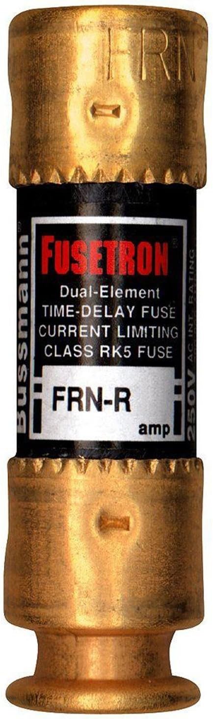 BUSSMANN FRN-R-45-45 Amp Fusetron Dual Element Time-Delay Current ...