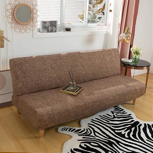 Miniatura 3 de Funda para futón sin brazos, elástica, reclinable, desmontable, plegable, funda para sofá cama, protector de muebles (patrón 28)