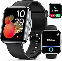 Vista 9 de Reloj inteligente para mujer, compatible con Android y iPhone, reloj de seguimiento de actividad física de 1.8 pulgadas con Alexa, alertas