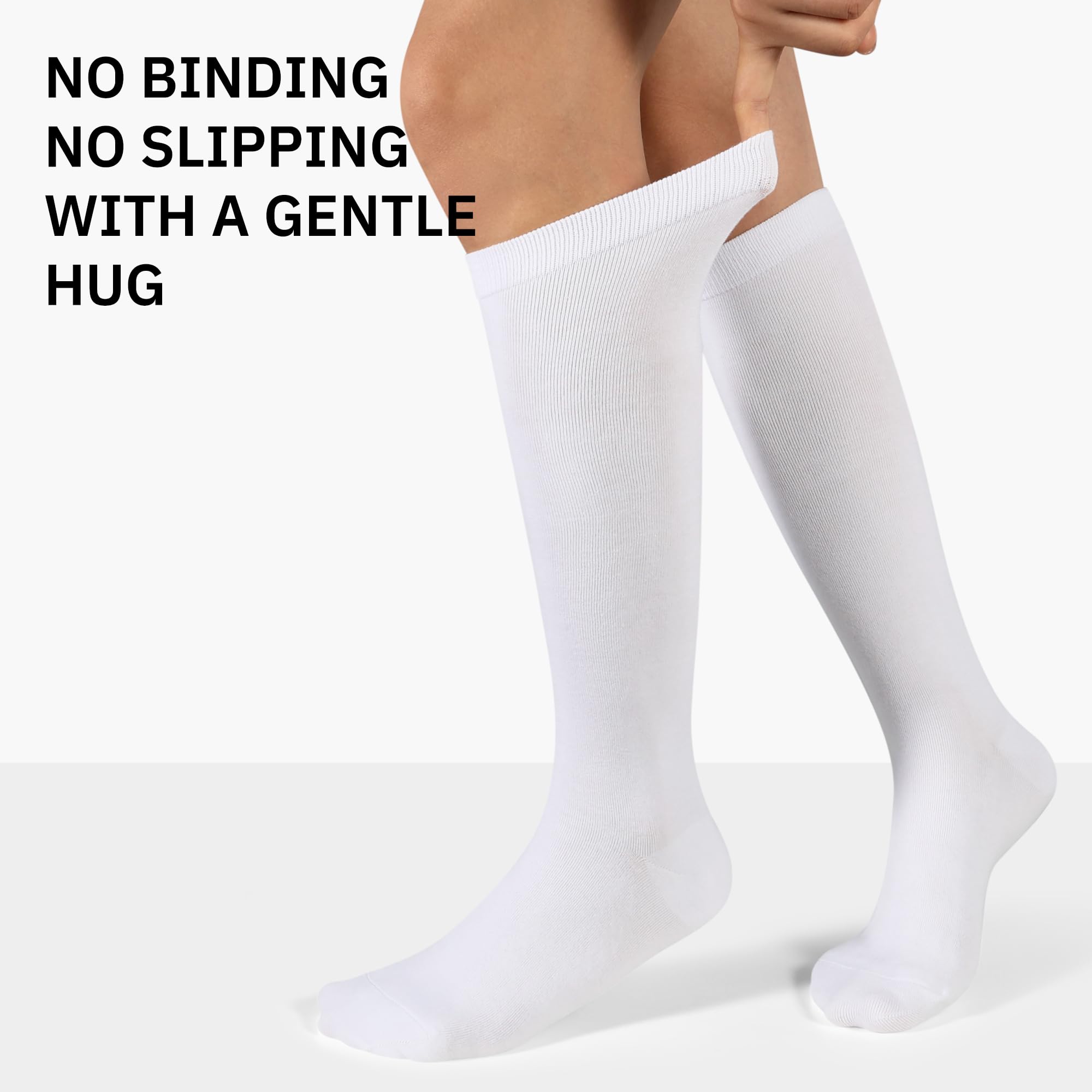 CLOSEMATE Calze al Ginocchio Donna 3 Paia Calzini Cotone Calzettoni Lunghi Lunghe Elastiche
