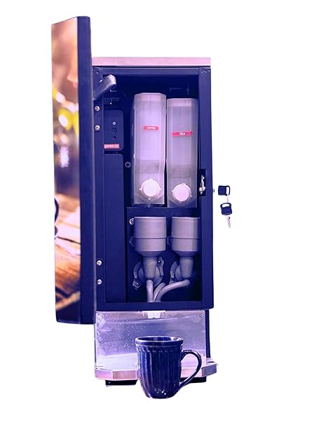 CHAI TEA POINT Tea Coffee Machine - 2Lane | Advanced Robust Fully Automatic Coffee & Tea Vending Machine Make 2 Varieties of Coffee & Tea-01