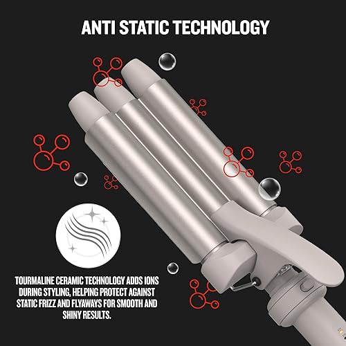 Miniatura 6 de Remington Trendology - Juego de varitas rizadoras multiestilizador 5 en 1 con cepillo redondo de cerámica y 4 varitas de cerámica intercambiables