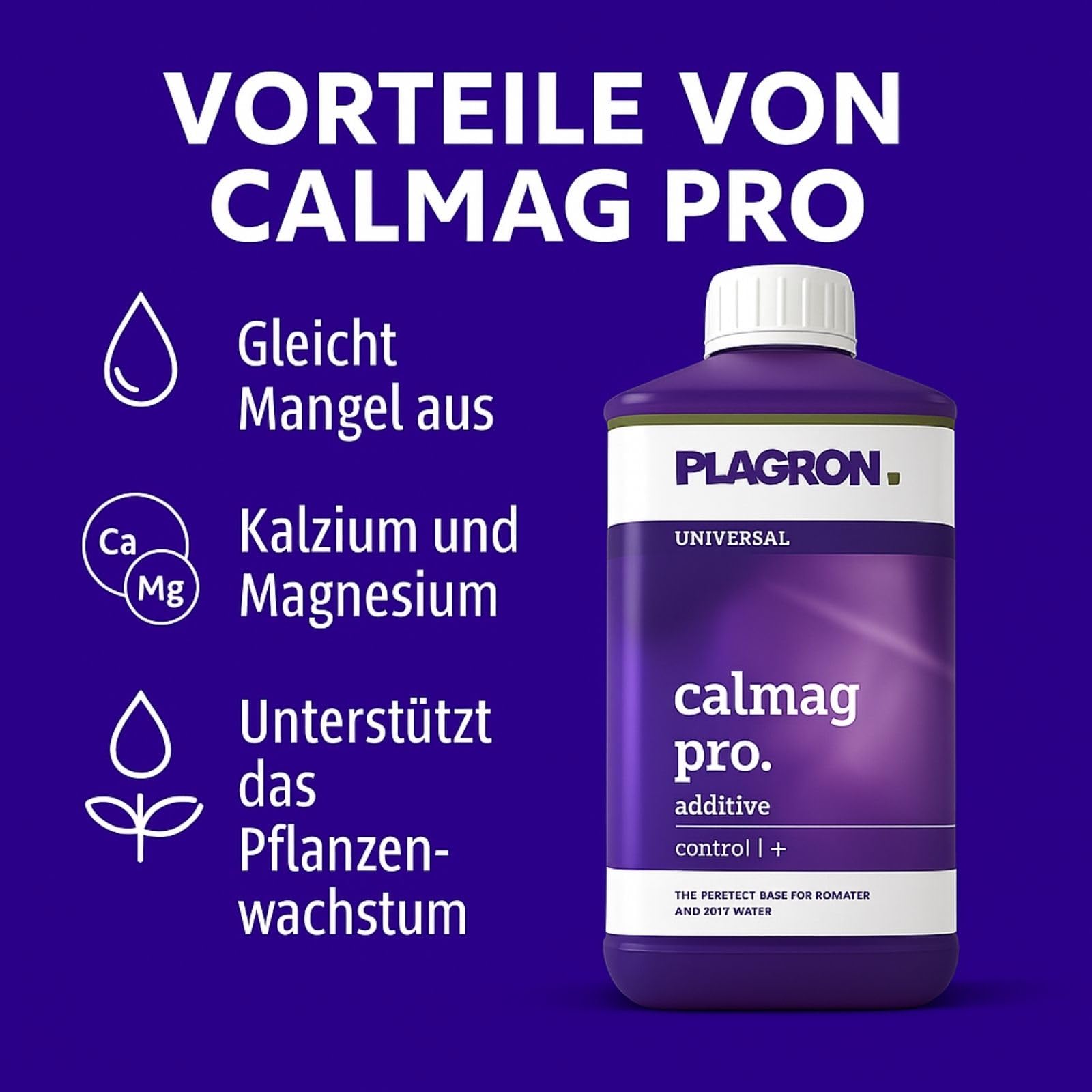 Weedness Plagron Calmag Pro 10 Liter - Grow Anbau Indoor Dünger Erde Flüssigdünger Organischer Bio