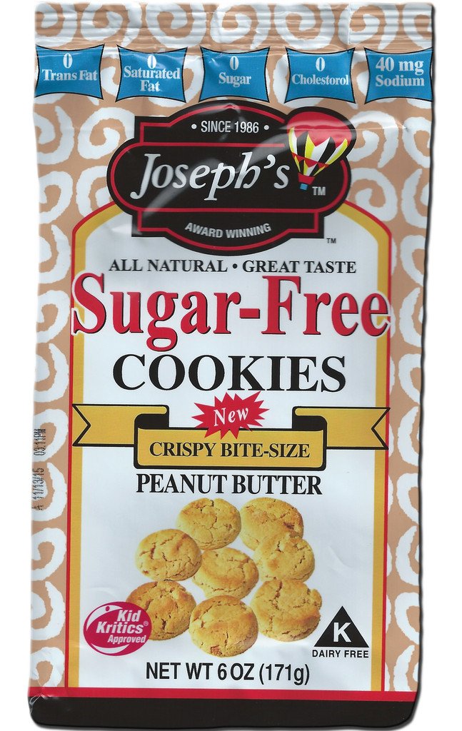 Buy Joseph's Sugar Free Cookies Peanut Butter 171 g, Low Carb, Low , No