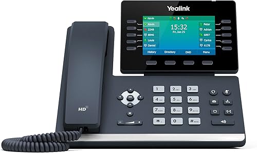 Teléfono IP Yealink T54W paquete de 5 - Adaptadores de corriente incluidos