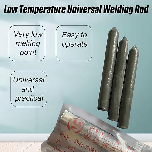 Miniatura 2 de Varillas de soldadura universales de baja temperatura, 6 piezas de soldadura de varilla de baja temperatura con solo un encendedor - Soldadura fácil