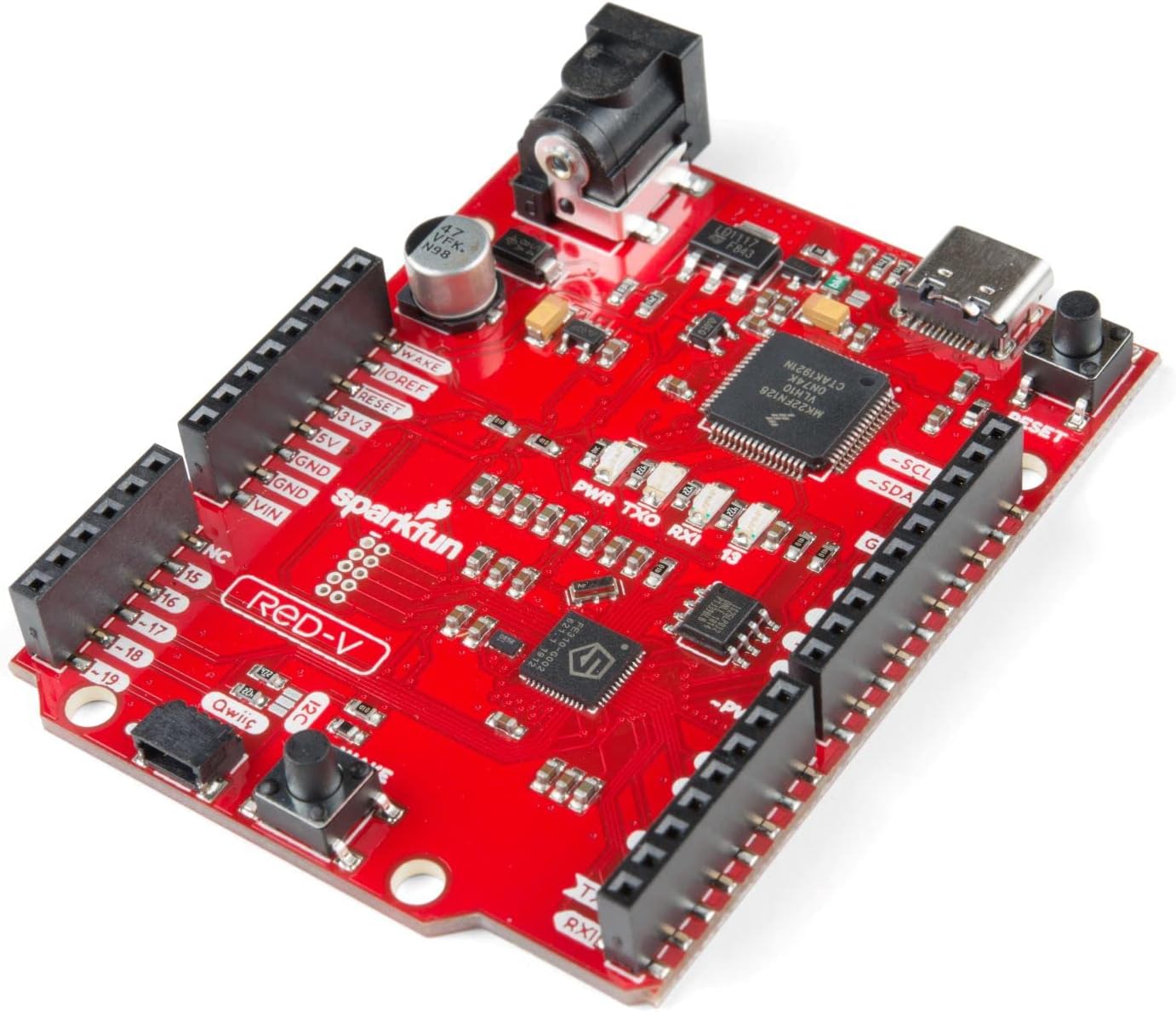 SparkFun RED-V RedBoard - SiFive RISC-V FE310 SoC with USB, Qwiic Connector, 32MB Flash, 320MHz SiFive E31 CPU, Bluetooth Compatible, Single Board Computer