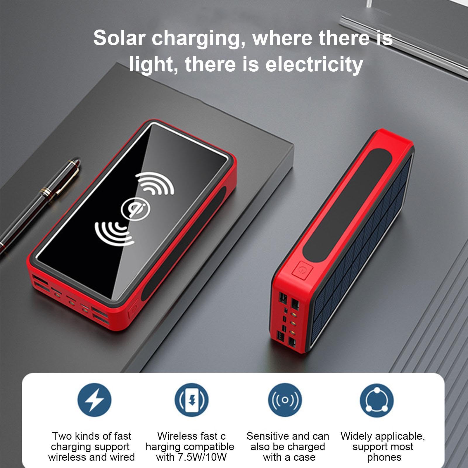 Chargeur de téléphone solaire Power Bank – Chargeur solaire portable
