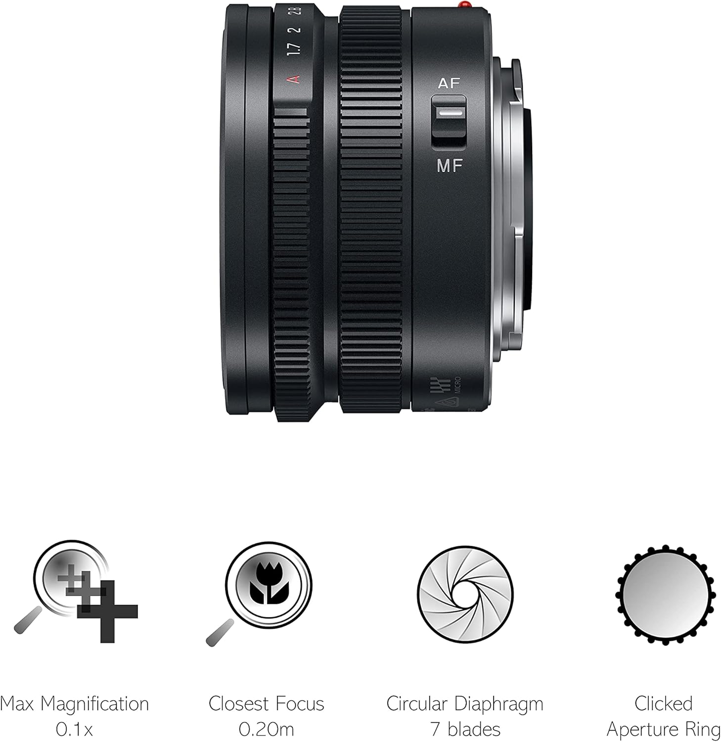 One-Day Sale: Up to 80% Off Panasonic H-X015E-K Leica DG SUMMILUX 15mm F1.7 ASPH Lens - Black