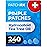 PatchRx Pimple Patches for Face (240 Patches), Hydrocolloid Acne Patches with Tea Tree Oil, Pimple Stickers - Acne Pimple Patches For Face - Zit Patches