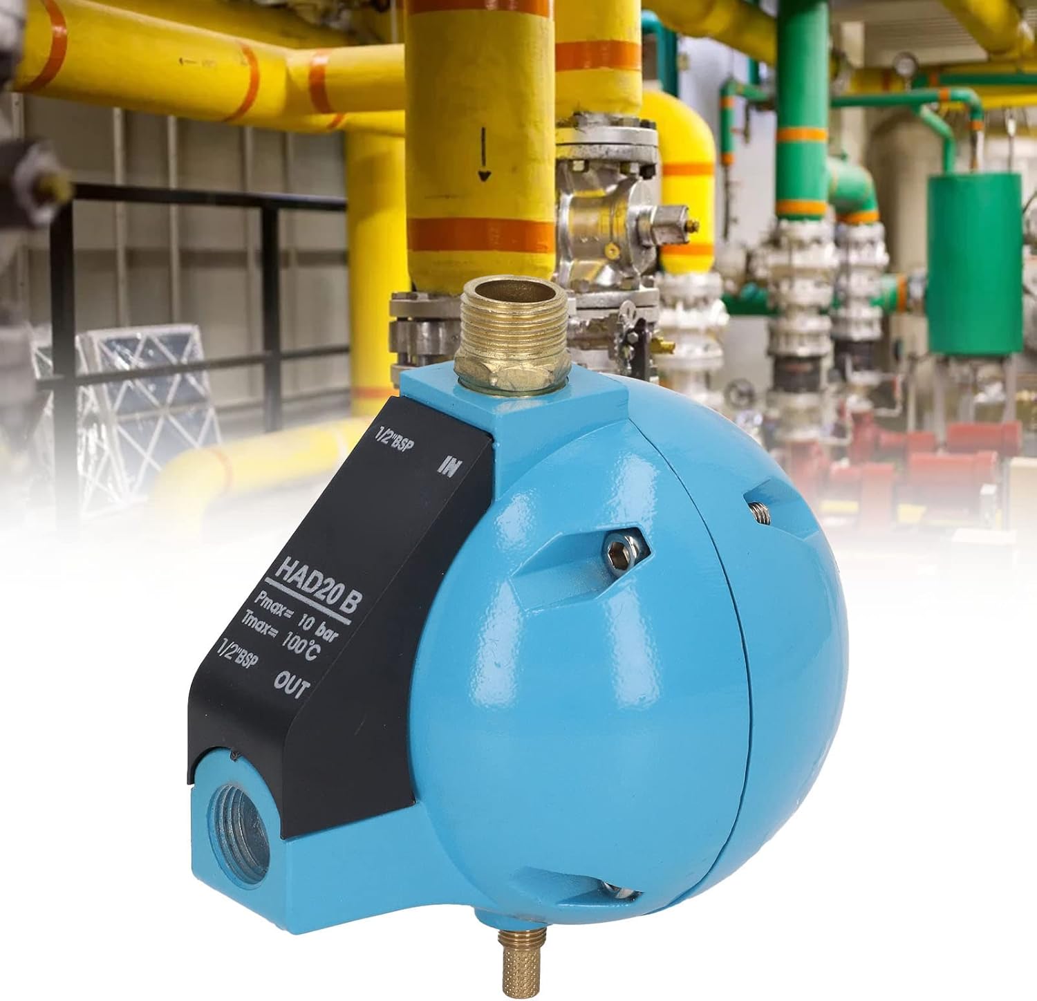 Automatic Drain Valve Air Compressor Drain Valve Spherical Drain Valve Stainless Steel Float Ball Type Condensate Filter 1/2BSP