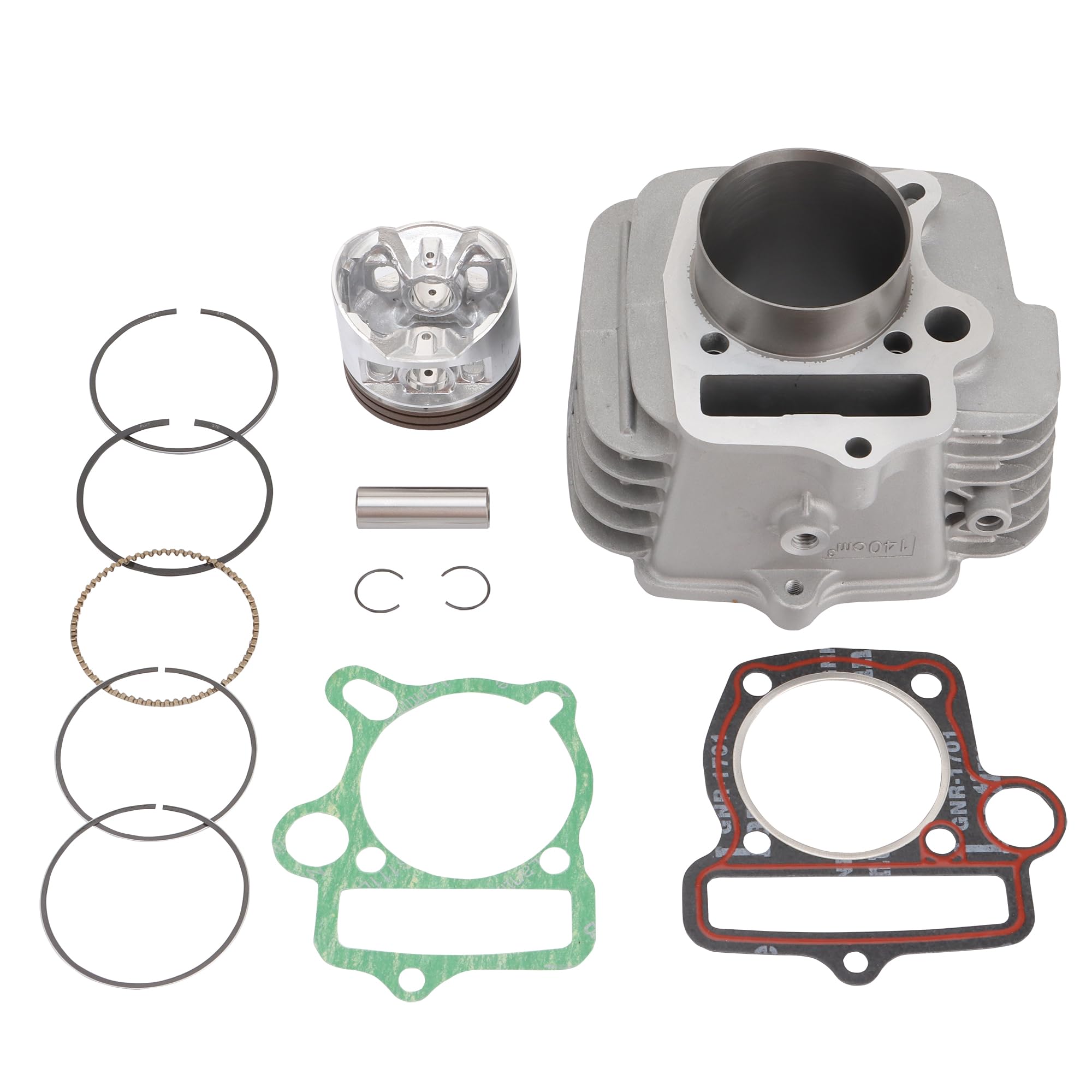 WOOSTAR 56mm Big Bore Cylinder Rebuild Kit with Piston Replacement for YinXiang 140cc Engine YX140 1P56FMJ Motor Dirt Pit Bike