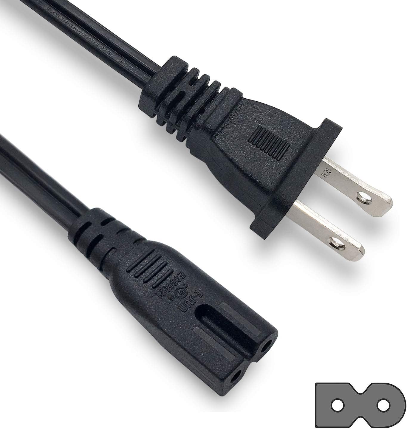 6 Ft AC Power Cord Compatible with Vizio TV E Series: E221-A1, E221-A1, E291-A1, E231-B1, E231i-B1; SmartCast E43-E2 LCD Monitor SB3621n-E8 SB3821-C6 SB3851-CO SB4051-C0 Sound Bar