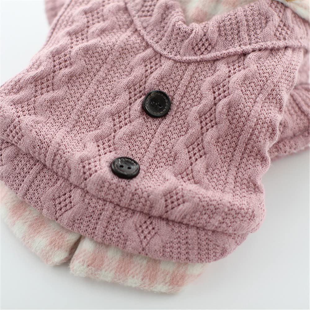 Ropa de Punto cálida para Mascotas, suéter cálido para Gatos, Ideal para Perros pequeños y Grandes (1 Unidad)