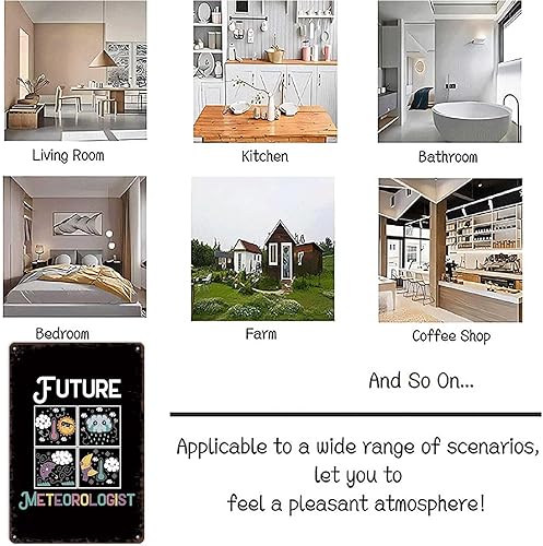 Miniatura 7 de Letrero de aluminio con citas inspiradoras, 8 x 12 pulgadas, letrero de metal de aluminio para decoración de pared, pintura para decoración del