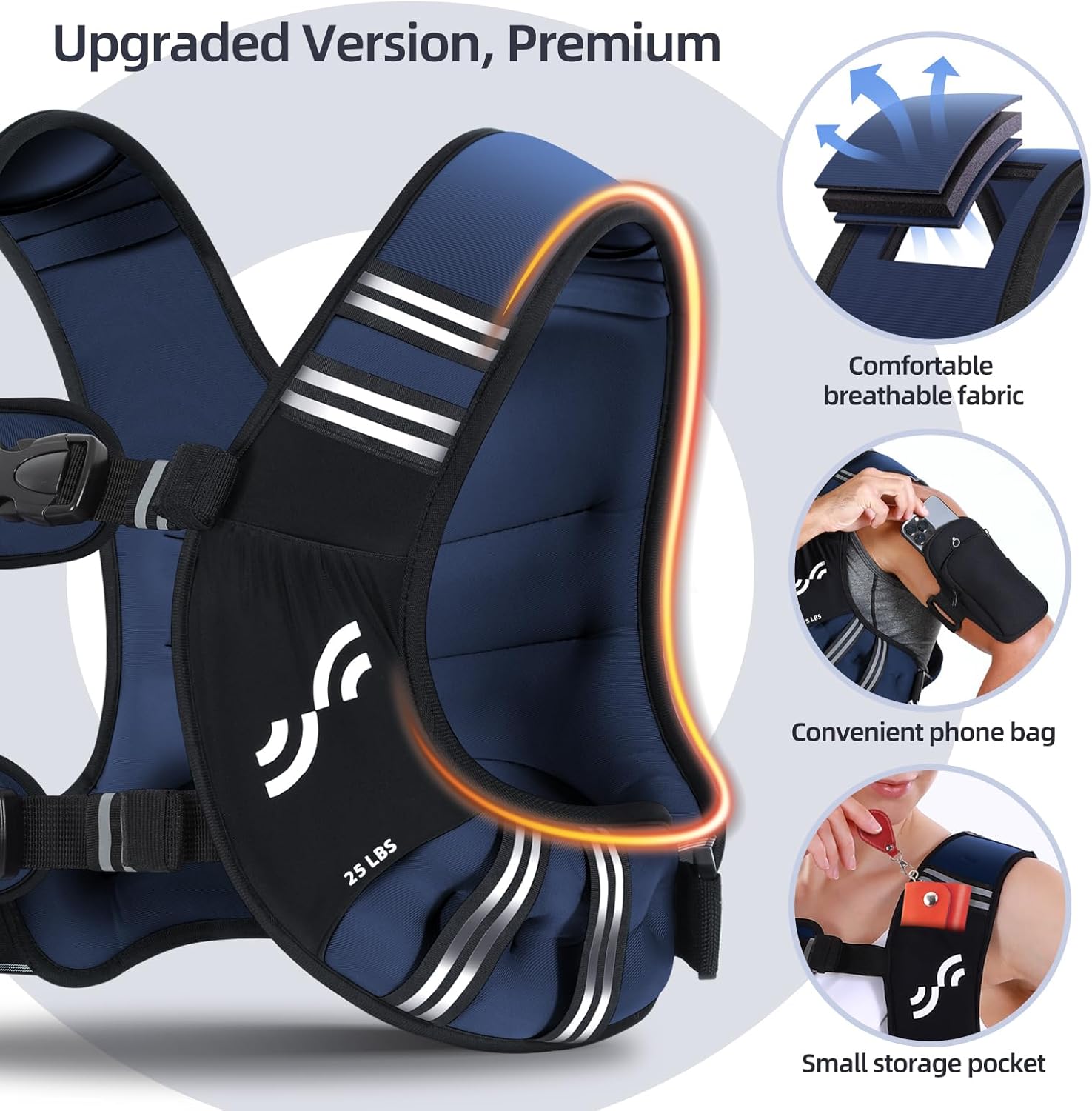 Sportneer mellény részletes nézet