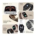 Fire-Boltt Rise Round Smart Watch 1.85″ HD Display with Bluetooth Calling, Rotating Crown, AI Voice Assistant, SpO2 & Heart Rate Monitor, 120+ Sports Modes, IP67 Waterproof Metal Smartwatch - Gold gallery image