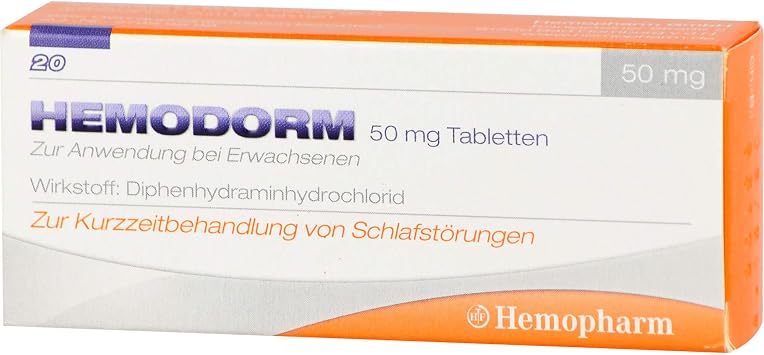 HEMODORM 50 mg Sleeping Tablets Pack of 20