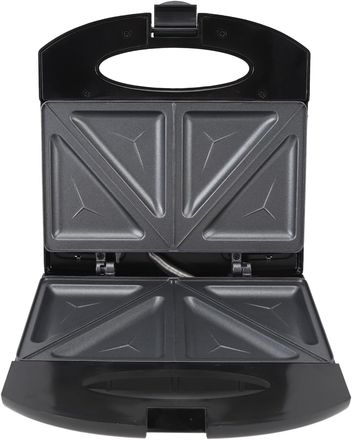 TOPINCN 800W Compact Electric Breakfast Maker, Electric Grilled Cheese Maker, Portable Cool Touch Handle for Cooking Grilled Cheese (US Plug 110V)