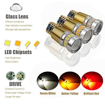 Amazon.com: KISLED 12-24V Super Bright 194 912 921 168 175