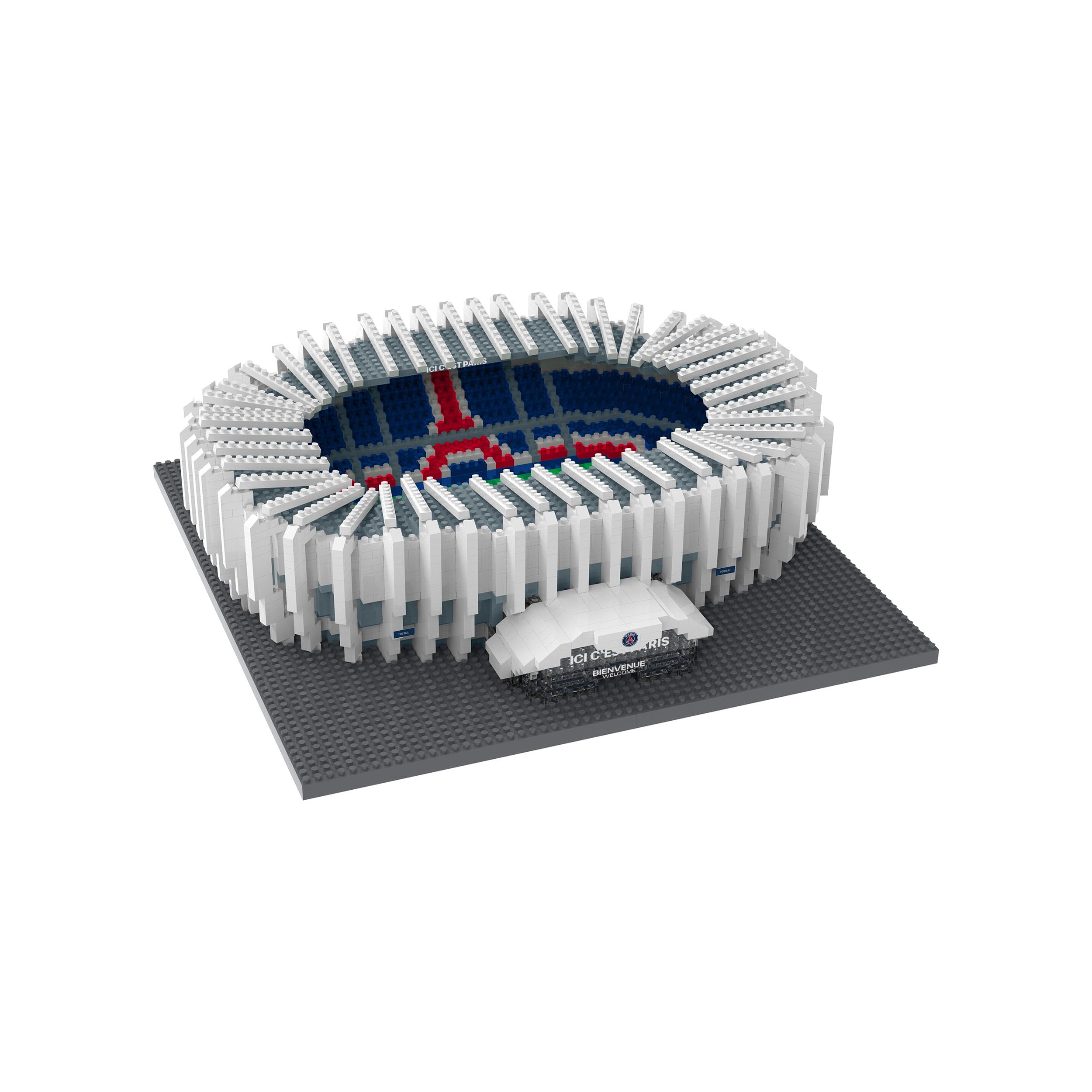 FOCO Produit sous Licence Officielle Paris Saint-Germain FC Parc des Princes BRXLZ Stade 3D Briques Modèle