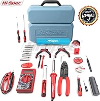 Vista 7 de Hi-Spec 84pc Electrónica y Kit de Hierro de Soldadura. Multímetro y Herramientas para Reparaciones Eléctricas, PCB y Computadoras