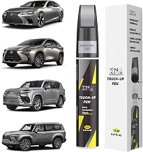 XNA Atomic Silver(1J7) for Lexus Touch Up Paint, Car Scratch Remover for Nicks and Chips Repair, 2-In-1 Quick & Easy Fix Car Scratch Repair Kit with Exact Color-Matched