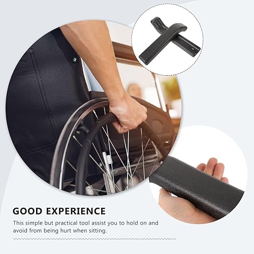 Miniatura 5 de 1 par de almohadillas de repuesto para silla de oficina, reposabrazos, almohadillas de repuesto para silla de ruedas, cubierta de reposabrazos para