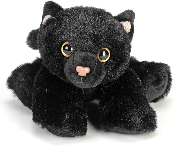 Wild Republic - Gatto Peluche, Nero, 18089 - 2