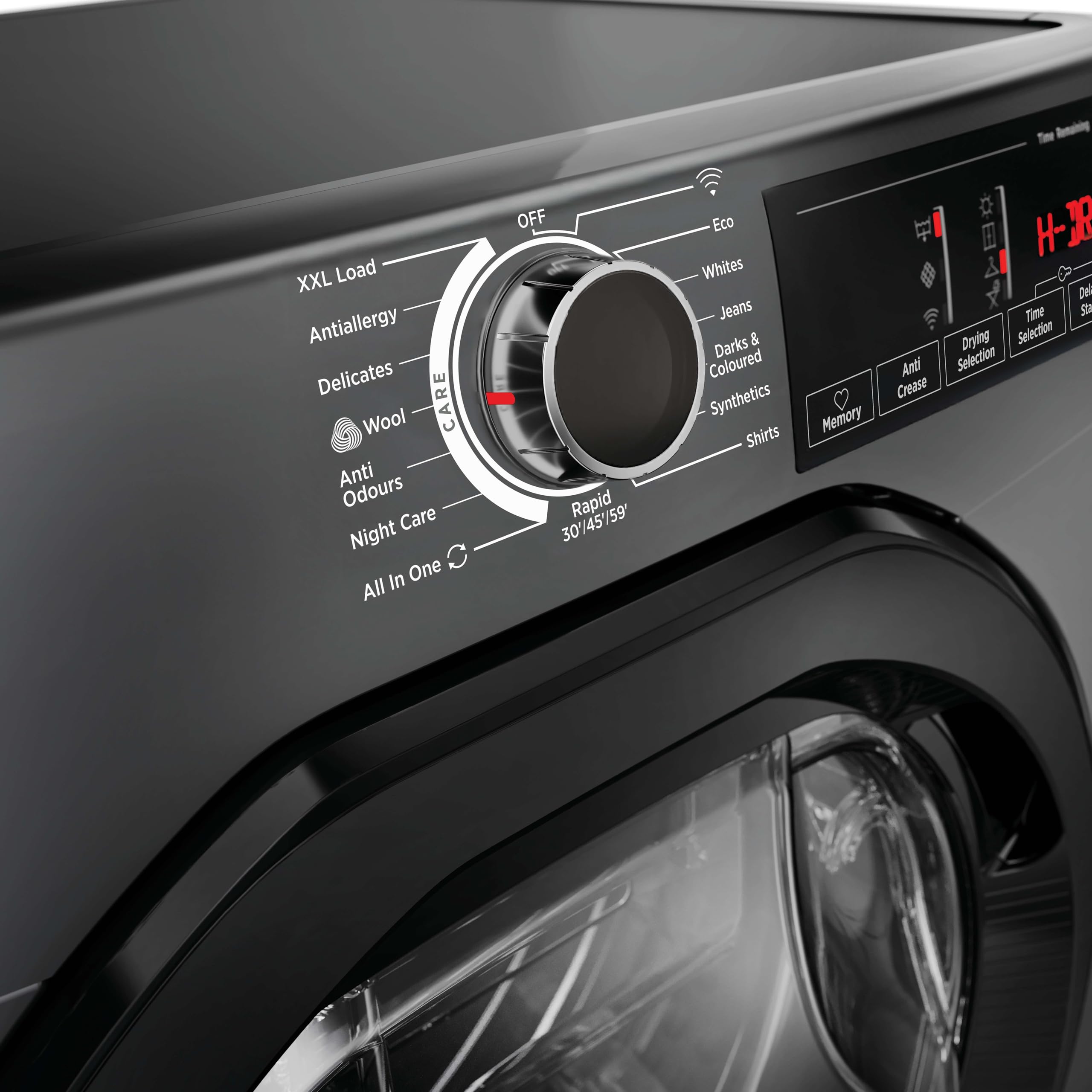 Hoover H-DRY 350 HRE H10N2TBER-80 Heat Pump Tumble Dryer, 10kg, Graphite, A++ Energy Class — view 4