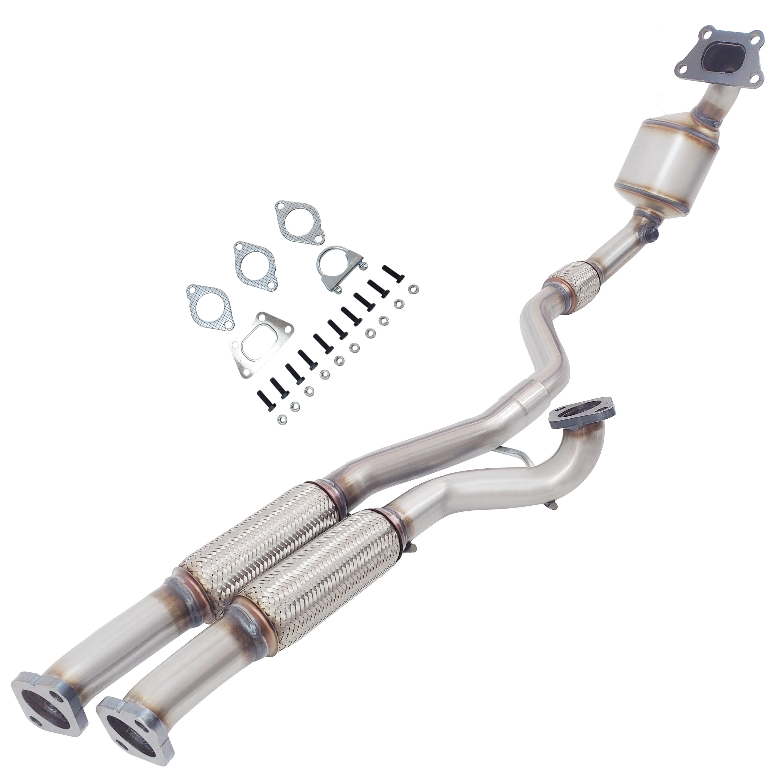 Front Left Catalytic Converter Compatible with Cadillac SRX 3.6L with Flex Pipes 2012 2013 2014 2015 2016 bank2 (EPA Compliant)