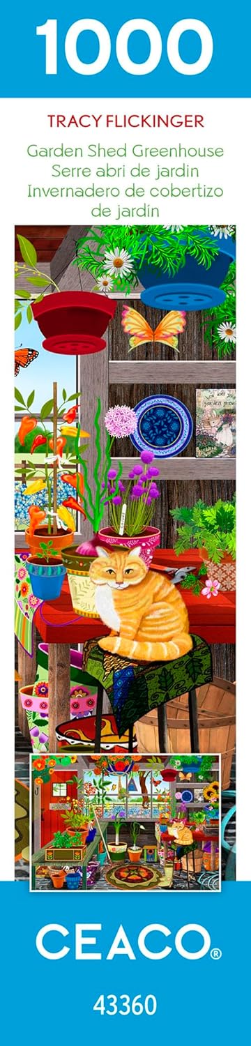Ceaco - Garden Shed Greenhouse - 1000 Piece Jigsaw Puzzle