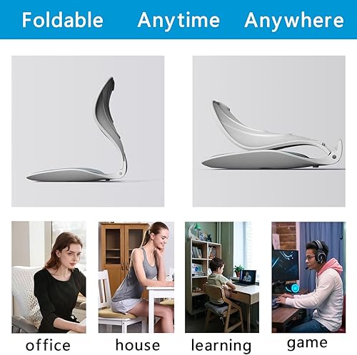 Miniatura 3 de CHANGFENG Soporte ergonómico lumbar para silla de oficina, soporte lumbar para computadora, cojín de respaldo para silla de juegos para aliviar el