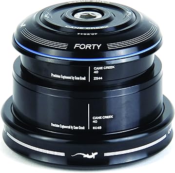 CANE CREEK 40 HEADSET ZS44/28.6 EC49/40 BLACK TAPERED