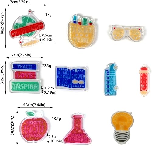 Miniatura 6 de Llavero del Día del Maestro, molde de resina epoxi, moldes de silicona con forma de lápiz, moldes de silicona para bolsa escolar, libro de autobús,