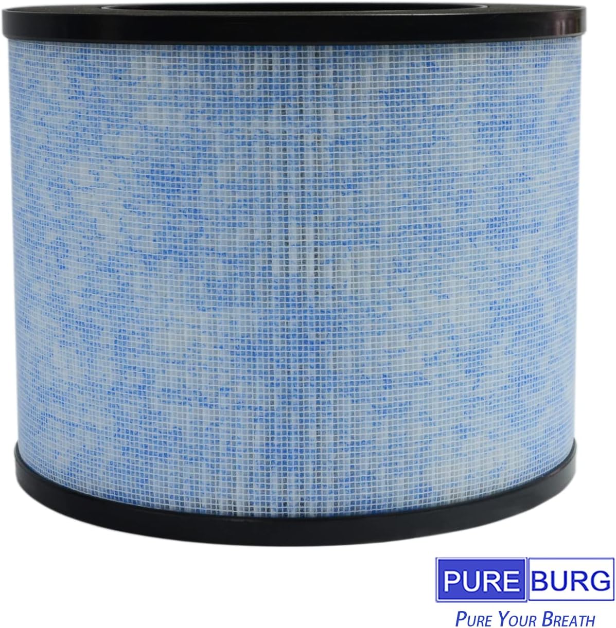 PUREBURG F100 Replacement Filter Compatible with Instant AP100 Air Purifier,2-Pack H13 HEPA 4-Stage Filtration Activated Carbon Air Clean Dust VOCs Odor - Image 3