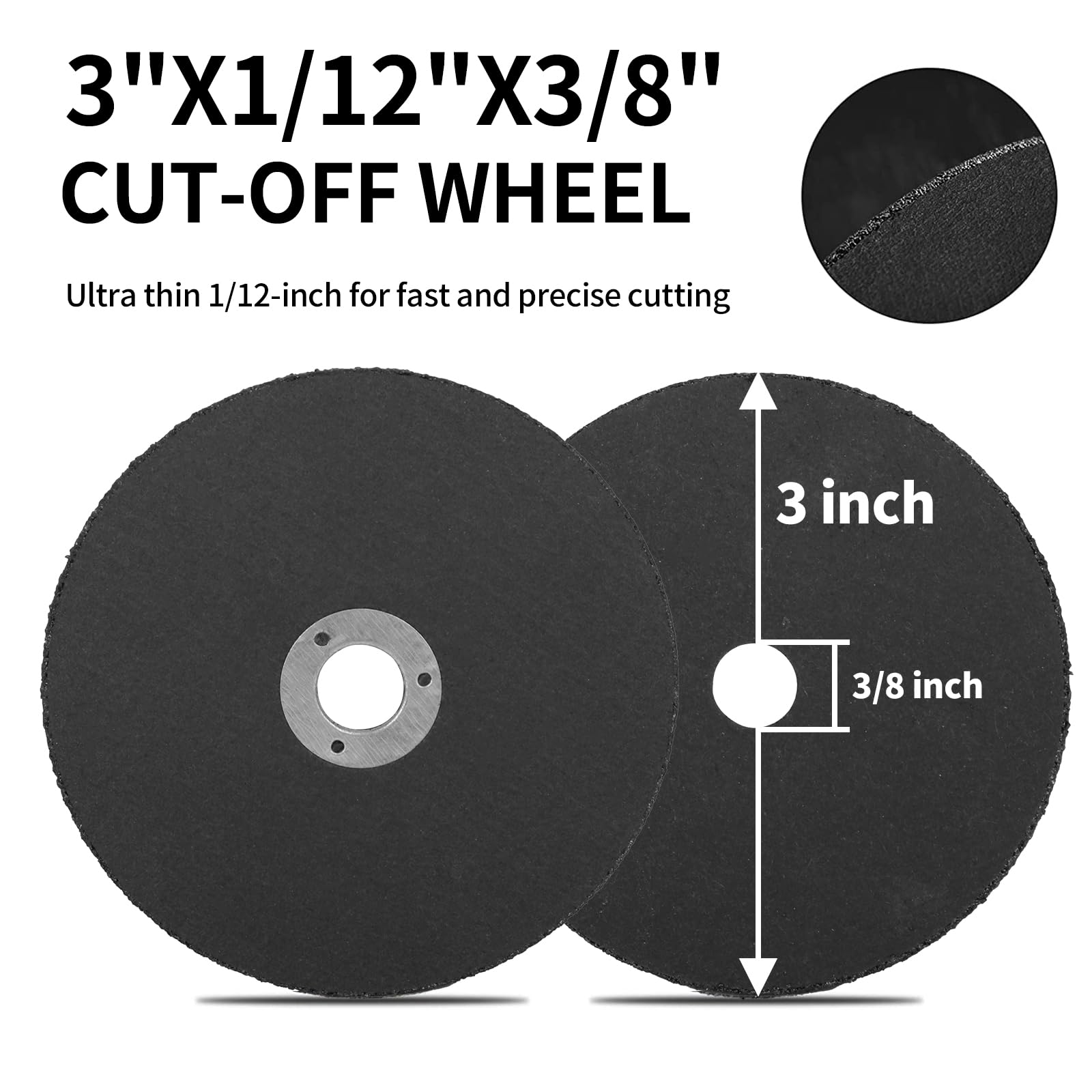 DeWalt DW8712 A60T Wheel, 3-Inch X .035-Inch X 3/8-Inch