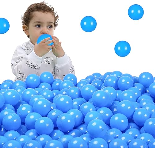 Miniatura 2 de STARBOLO Pelotas para hogueras  100 unidades de plástico a prueba de aplastamiento para niños, bolas de juguete de color macarrón coloridas para