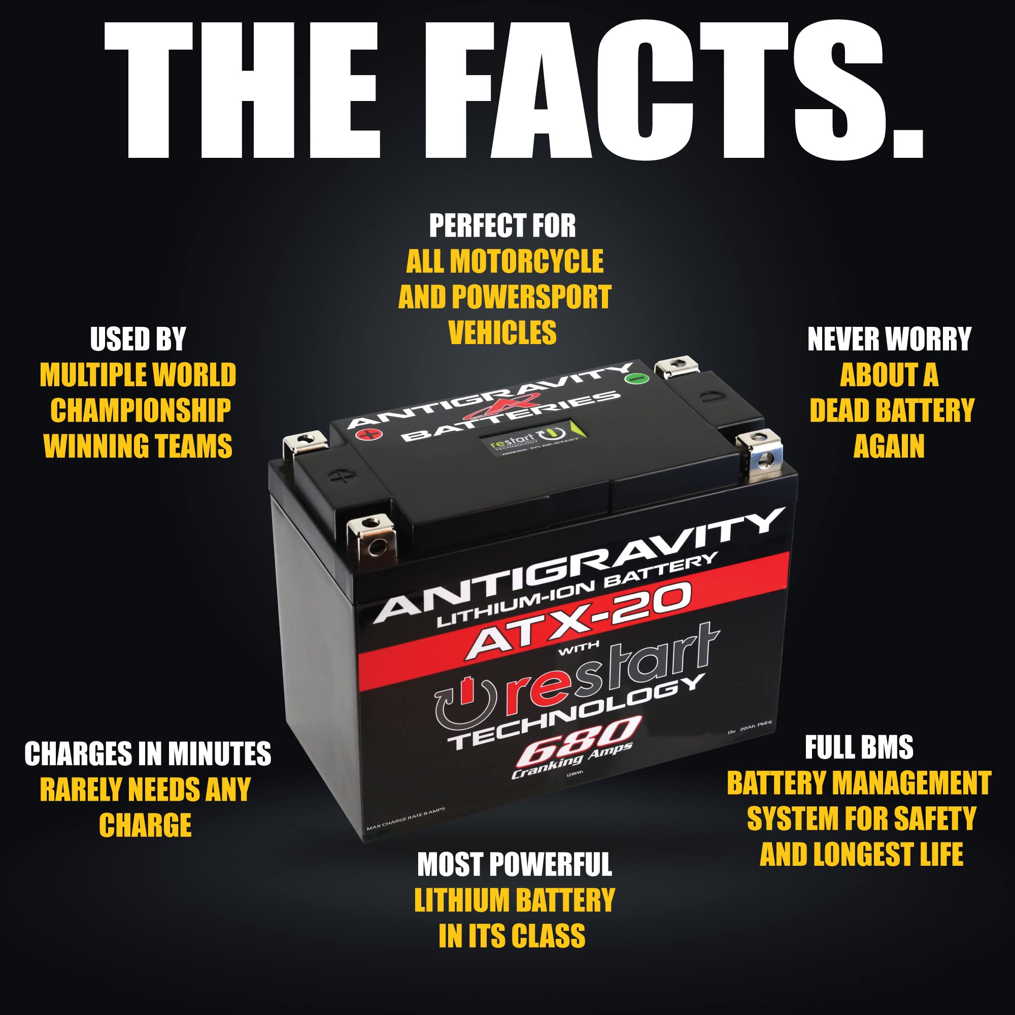 Amazon.co.jp: Antigravity ATX-20 RE-START バッテリー : パソコン 