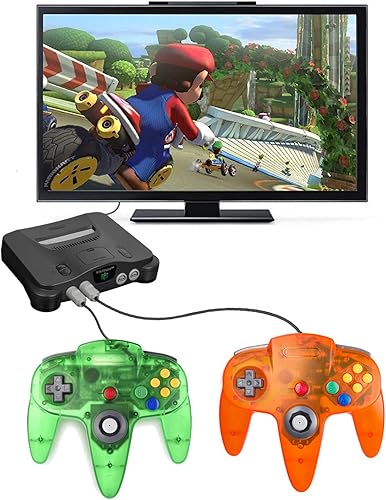 Miniatura 6 de Paquete de 3 controladores clásicos N64, suily Retro N64 Gaming con cable con cable y joystick Plug & Play (sin versión USB)