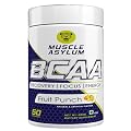 Muscle Asylum Pure Bcaa Powder |300G| Fruit Punch | With Genuine Lab Reports | Bcaas With Nootropics Matrix | Fast Recov