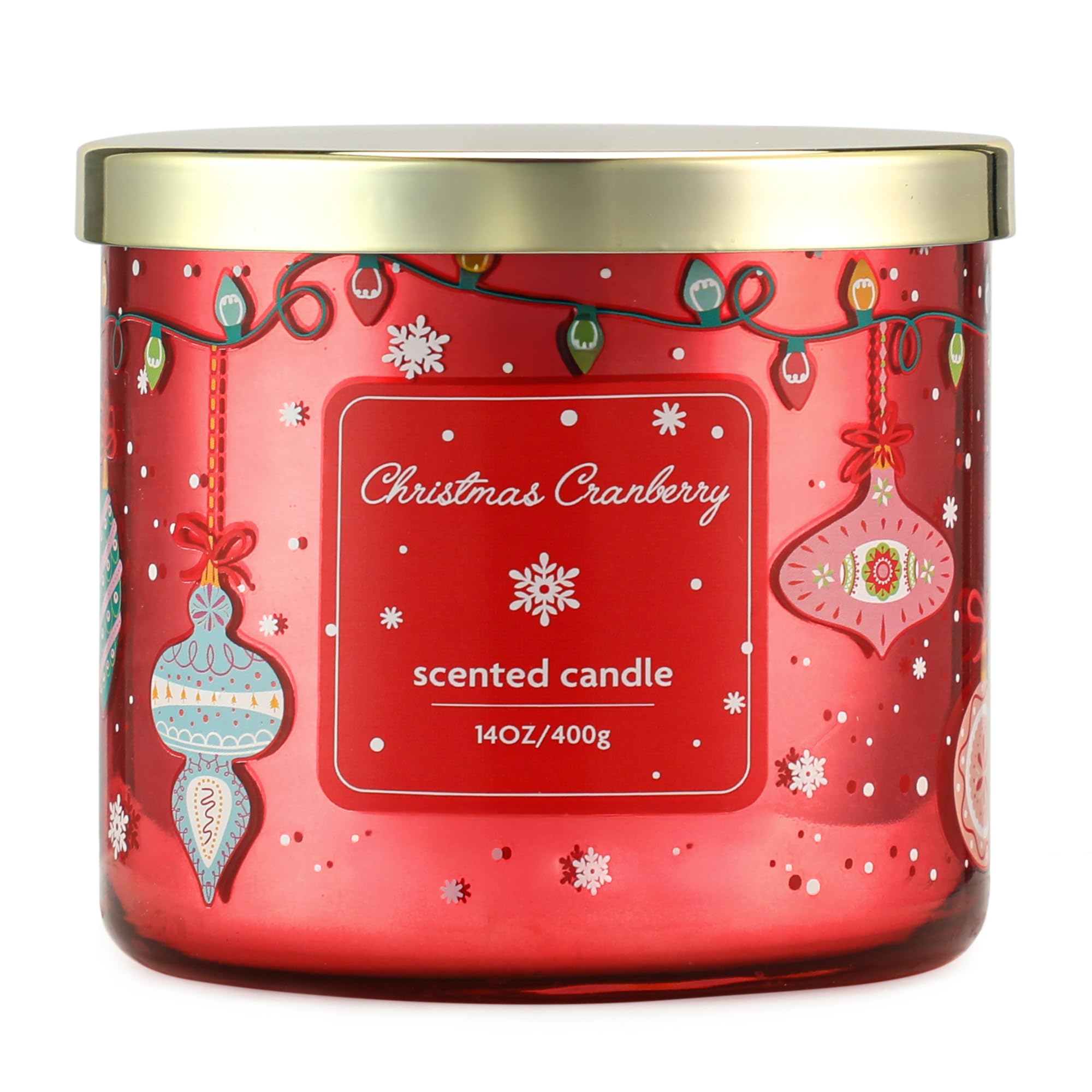 HILUMIDA Christmas Cranberry Candle