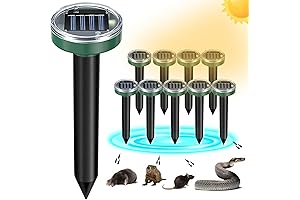 Mole Repellent & Solar Powered Sonic Repeller