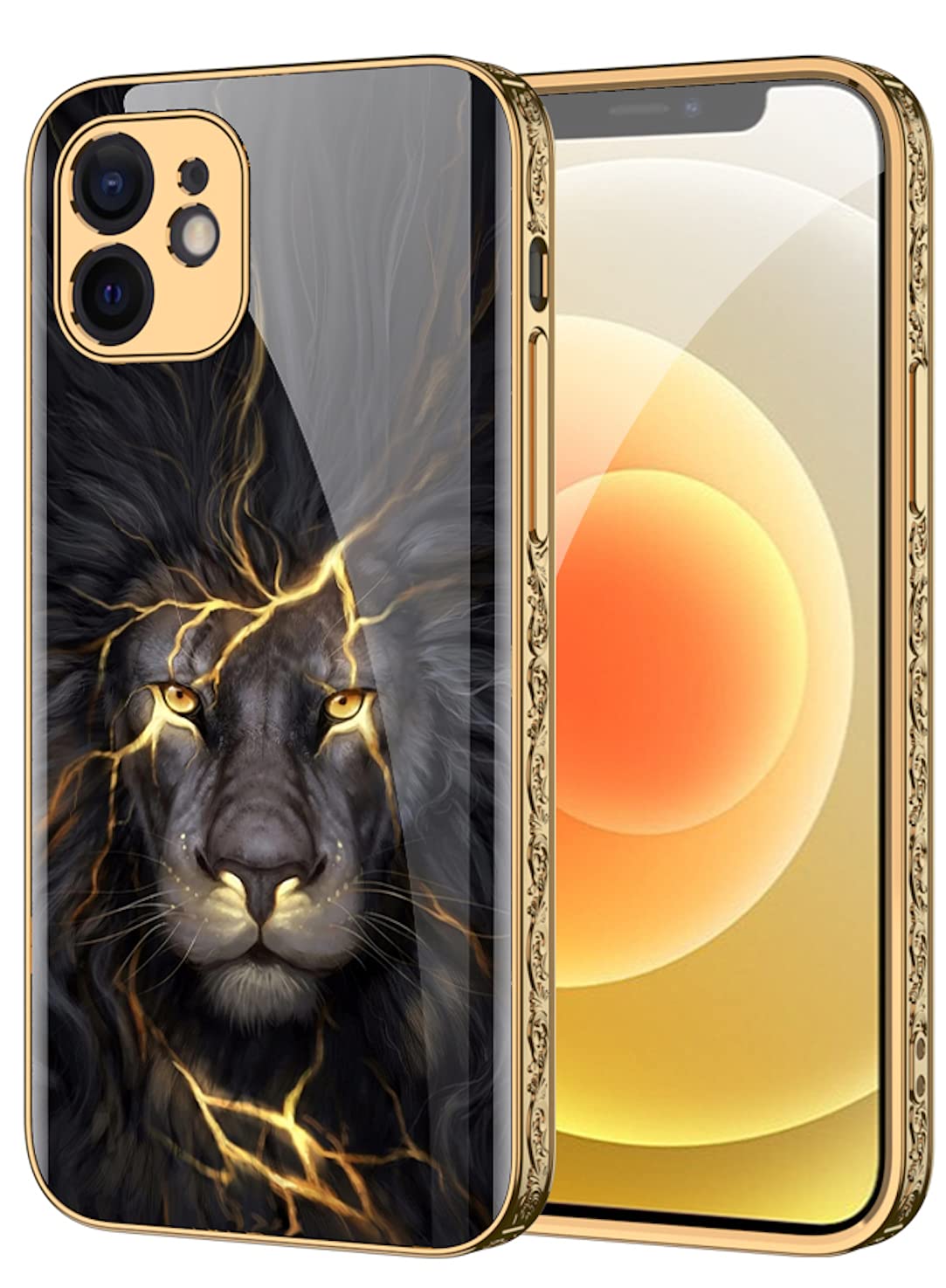 BOUNCEBACK Designer Soft Flexible Glass Back Case/Cover for Apple iPhone 12 - Multicolor (B09FB125HV) Amazon Price History, Amazon Price Tracker