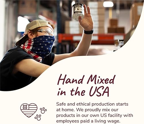 Miniatura 7 de kin+kind Hip+Suplemento para articulaciones para perros y gatos, fórmula natural formulada por veterinarios con cúrcuma orgánica, pimienta negra y