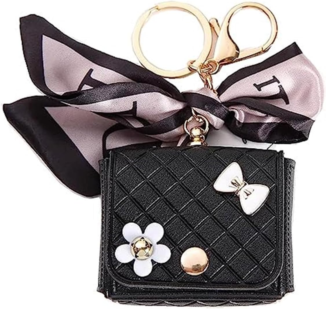 JRCYVTA Mini Sac Pour AirPods Pro 3e Génération, Design 3D Nœud Et