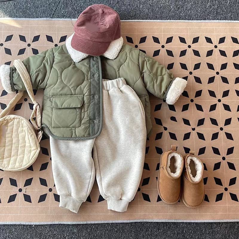 Boys' and Girls' Sports Trousers Winter Children's Baby's Thick Sanitary Trousers Winter4