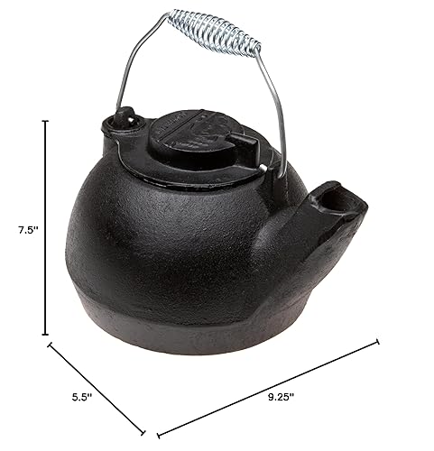 Miniatura 2 de Old Mountain 10129 Hervidor de té de hierro fundido de 2 cuartos de galón