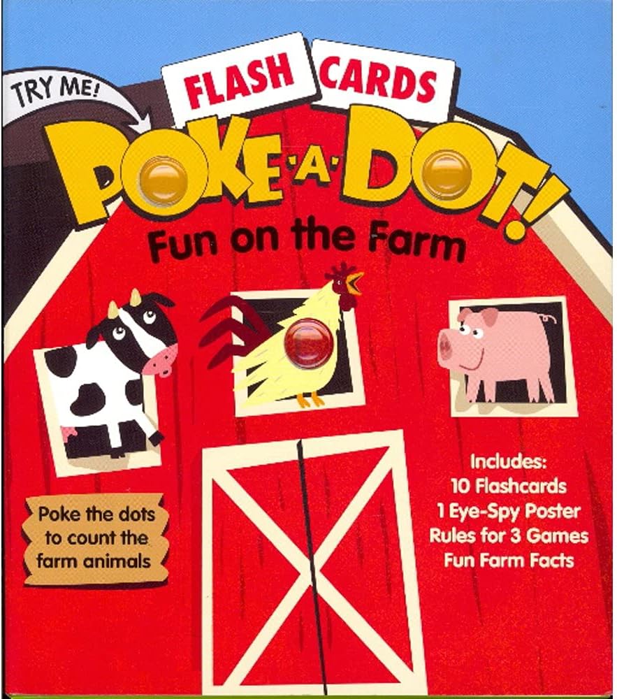 iKids Fun on The Farm Flash Cards (Poke-a-Dot!)